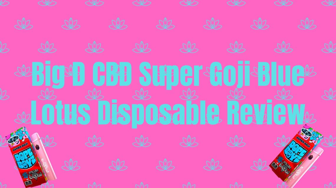 Big D CBD Super Goji 2.2 gram disposable