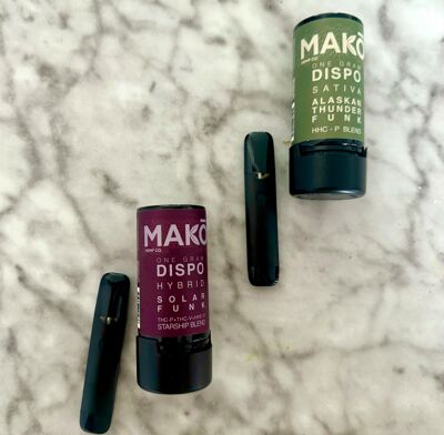 Mako Hemp Co. 1 Gram Disposable Review Cover Photo