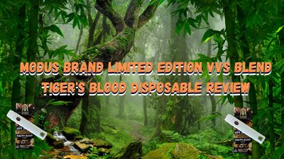 Modus Brand Limited Edition VVS Blend Tiger's Blood Disposable Review