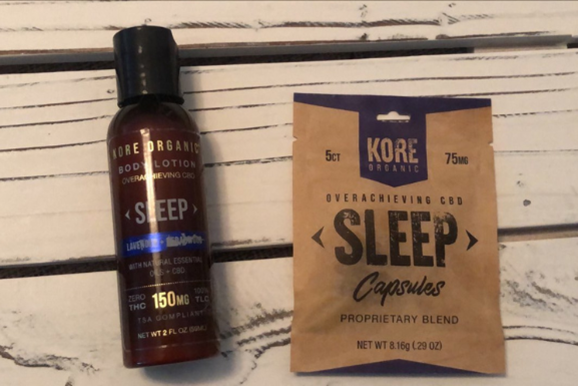 Kore Organic Sleep Body Lotion & Capsules